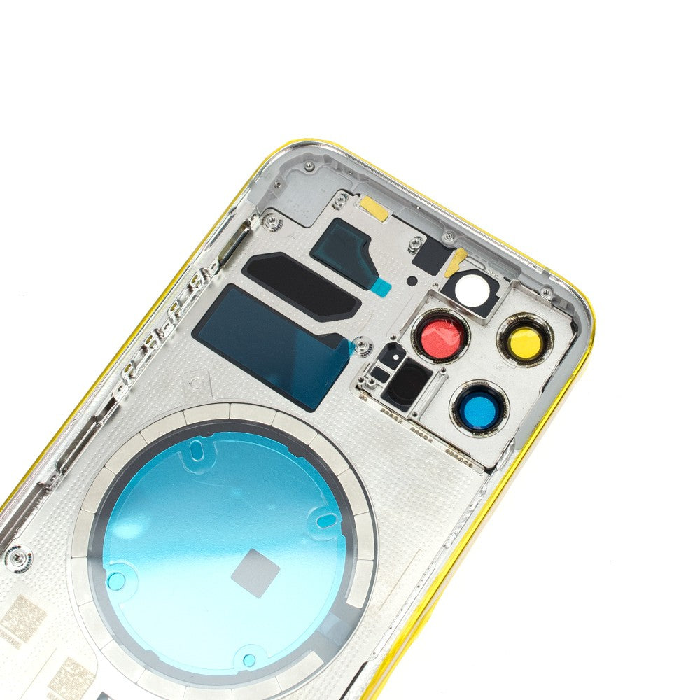 Rear Housing for iPhone 12 Pro (NO LOGO)-White Rear Housing for iPhone 12 Pro (NO LOGO)-White